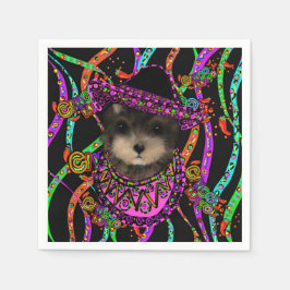 Guardanapo De Papel Yorkie Poo