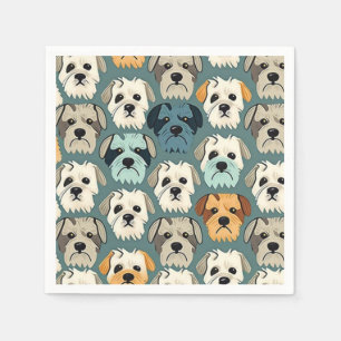 Guardanapo De Papel Yorkshire Terrier Pattern