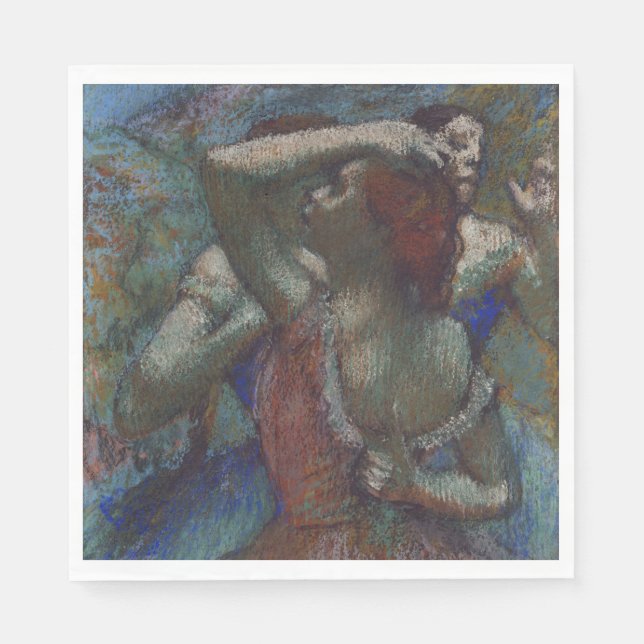Guardanapo De Papel Young Balé Dancers (Ballerinas) (por Edgar Degas) (Frente)