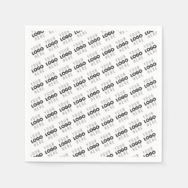Guardanapo De Papel Your Logo Simple Repeating Diagonal Pattern