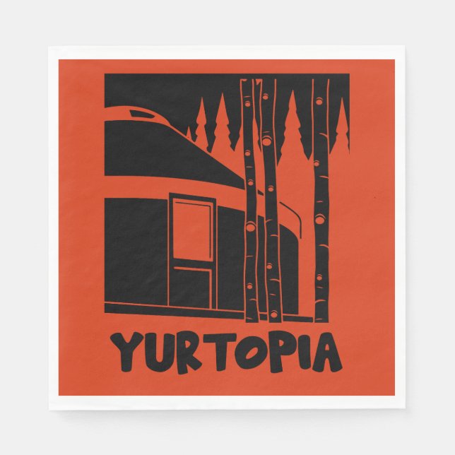 Guardanapo De Papel Yurt Living In Nature (Frente)