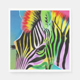 Guardanapo De Papel Zany Zebra
