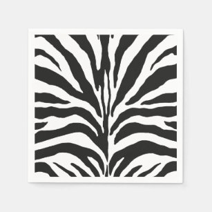 Guardanapo De Papel Zebra Stripes