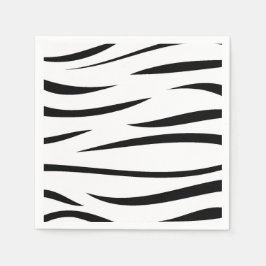 Guardanapo De Papel Zebra Stripes