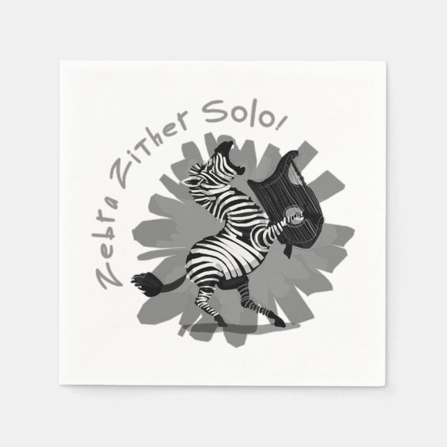 Guardanapo De Papel Zebra Zor Solo (Frente)