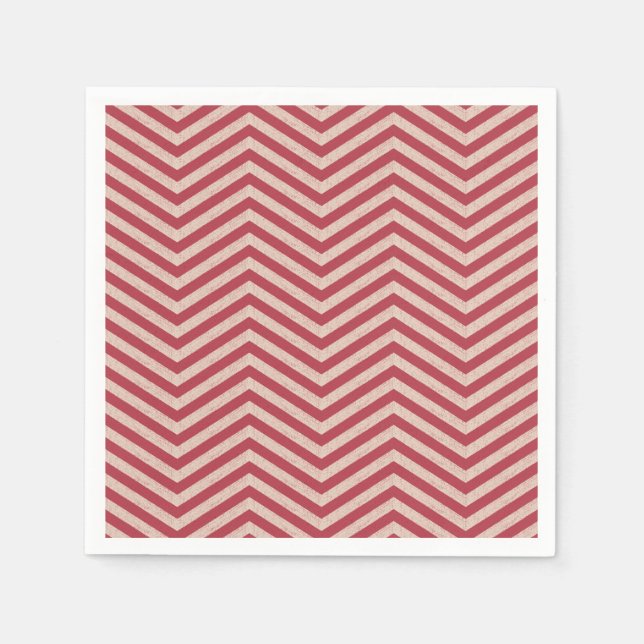 Guardanapo De Papel ZigZagZest Maple Vermelho (Frente)