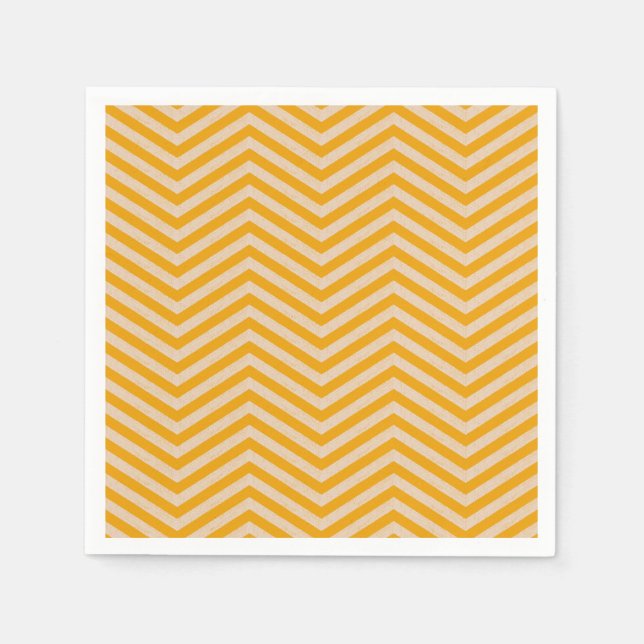 Guardanapo De Papel ZigZagZest Pumpkin Laranja (Frente)