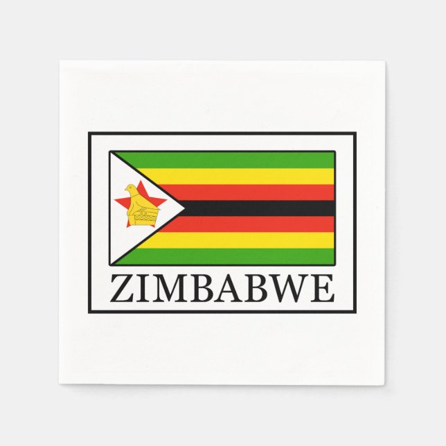 Guardanapo De Papel Zimbabué (Frente)