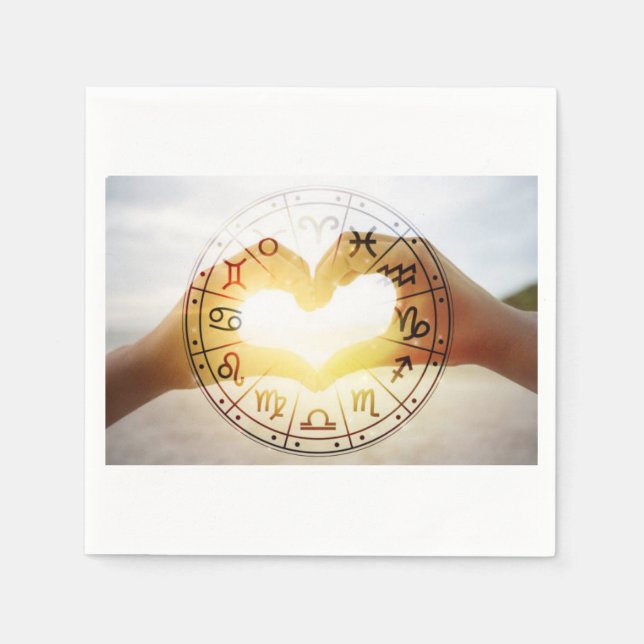Guardanapo De Papel Zodiac Napkins (Frente)