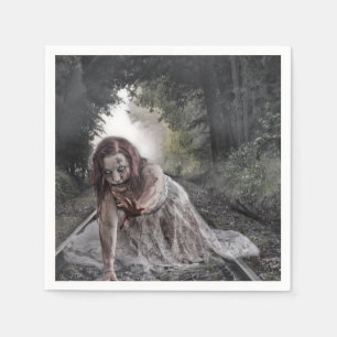 Guardanapo De Papel Zombi nas trilhas