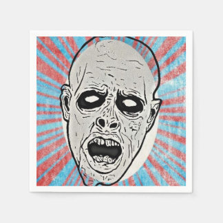 Guardanapo De Papel Zombie Face Paper Napkin