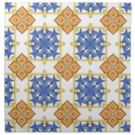 Guardanapo Majolica,azulejo Mediterrâneo,