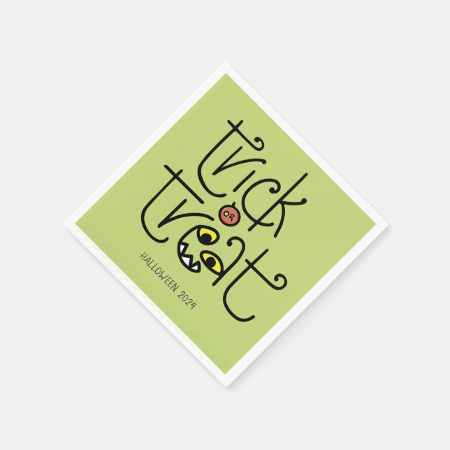 Guardanapo monstruoso - verde (Canto)