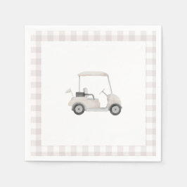 Guardanapo neutro de chá de fraldas de golfe