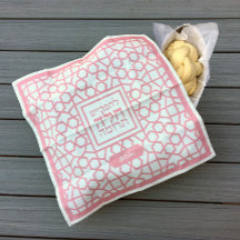 Padrão Estelar Rosa Cobertura de Massa de Challah