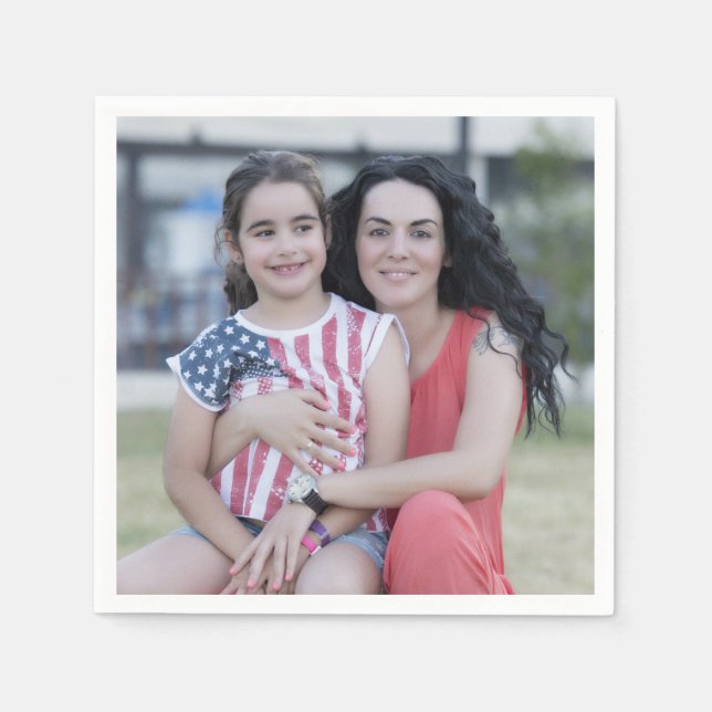 Guardanapo personalizado de papel fotográfico Faça (Frente)