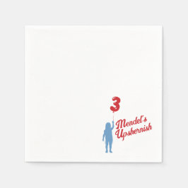 Guardanapo Personalizado Superior de Gingham Azul