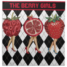 Senhoras do Cartoon Red Berries