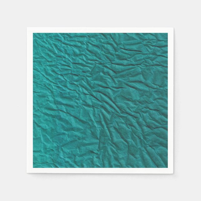 Guardanapo Verde com Design rugoso (Frente)