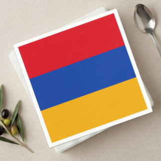 Guardanapos Armênia, festa da bandeira armênia / f