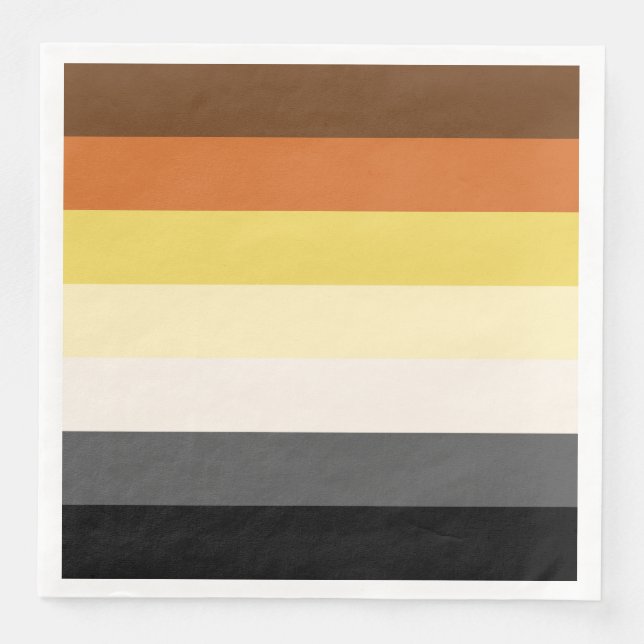 Guardanapos Bear Pride Stripes (Frente)