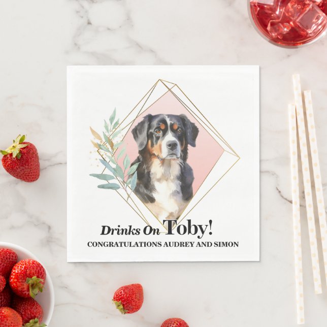 Guardanapos Bernese Mountain Dog I Do Too (Insitu)