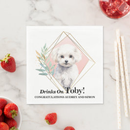 Guardanapos Bichon Frise Eu Também Durmo Com Foto