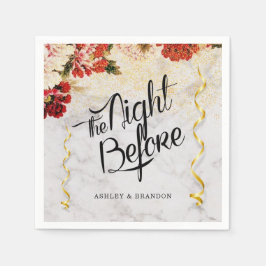 Guardanapos Burgundy Blush The Night Before Rehear