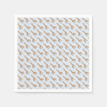 Guardanapos com Design de Girafa Bebê Personalizad