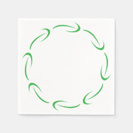 Guardanapos com Moldura de Setas