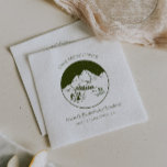 Guardanapos com tema de festa de despedida de solt<br><div class="desc">Este é um modelo de coquetel de festa de despedida de solteira com tema de acampamento totalmente editável. Edite TODAS as palavras, fontes e a maioria* das cores (as cores dos elementos de aquarela não podem ser editadas). Para acessar todas as ferramentas de design, selecione "editar usando a ferramenta de...</div>