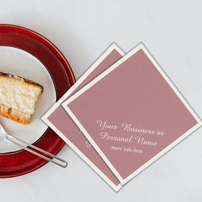 guardanapos cor sólida rosa empoeirado (Criador carregado)