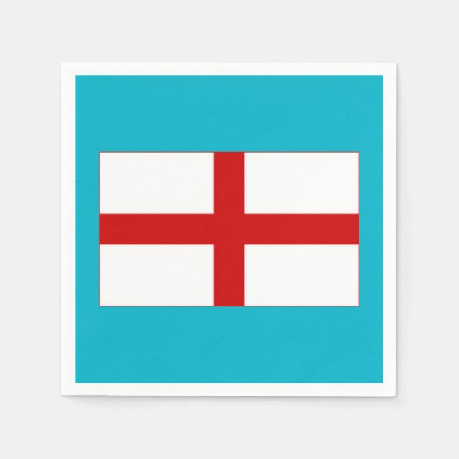 Guardanapos da Bandeira da Inglaterra (Frente)