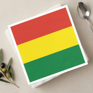 Guardanapos da Bolívia, festa da Bandeira bolivian