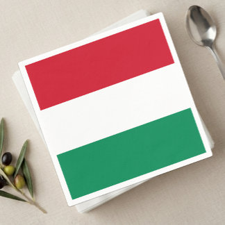 Guardanapos da Hungria, festa da bandeira húngara 