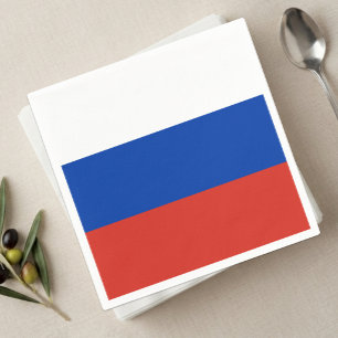 Guardanapos da Rússia, festa da Bandeira Russa