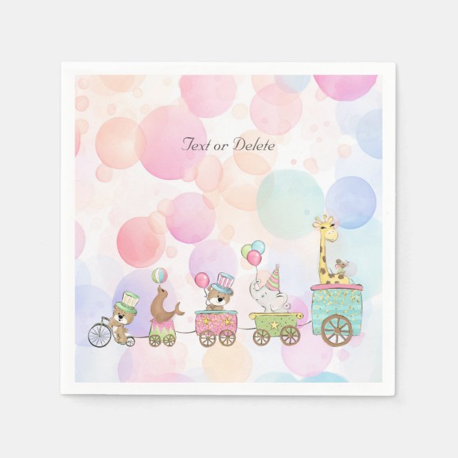 Guardanapos de Animais de Circo (Frente)