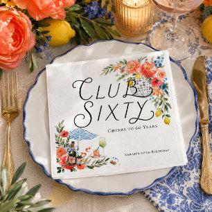 Guardanapos de Aniversário Club Sixty Coastal Gard