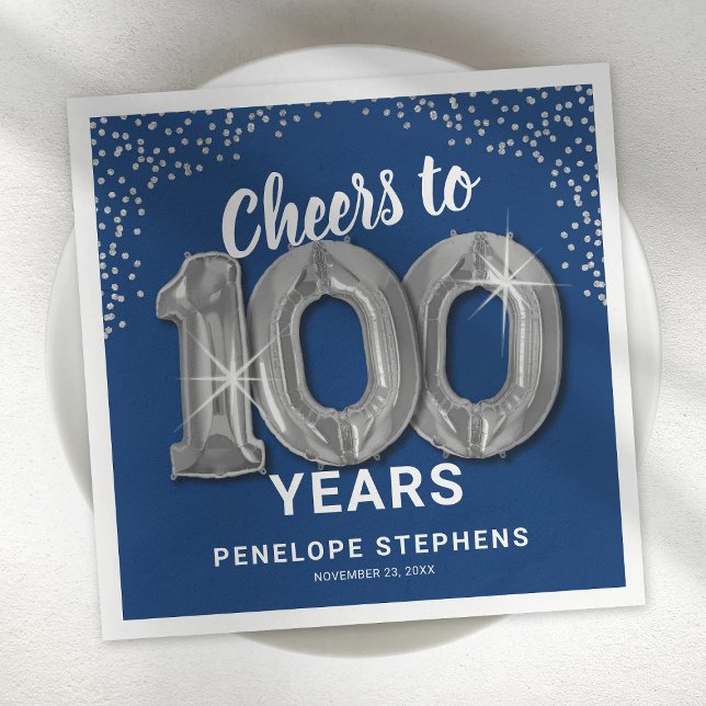 Guardanapos de Aniversário de 100 Anos (Criador carregado)