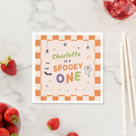 Guardanapos de Aniversário de 1 ano de Halloween A