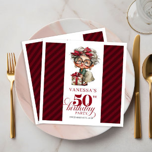 Guardanapos de Aniversário de 50 anos Engraçados p