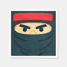 Guardanapos de Aniversário Ninja Warrior