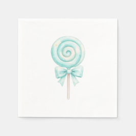 Guardanapos de Aniversário Pastel Lollipop Sweet O