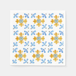 Guardanapos de Azulejo Mediterrâneo