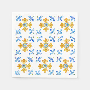 Guardanapos de Azulejo Mediterrâneo