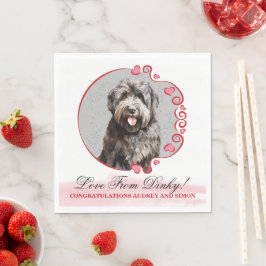 Guardanapos de casamento Bouvier des Flandres com