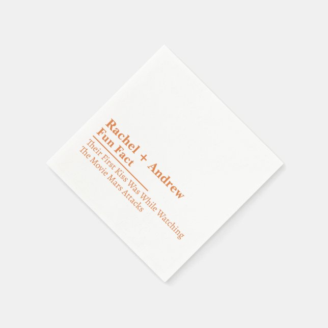 Guardanapos de Casamento com Nome Personalizado Es (Canto)