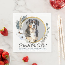 Guardanapos de Casamento do Cão de Montanha de Ber
