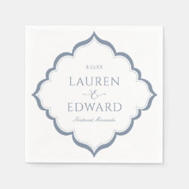 Guardanapos de Casamento | Elegância Simples (Azul