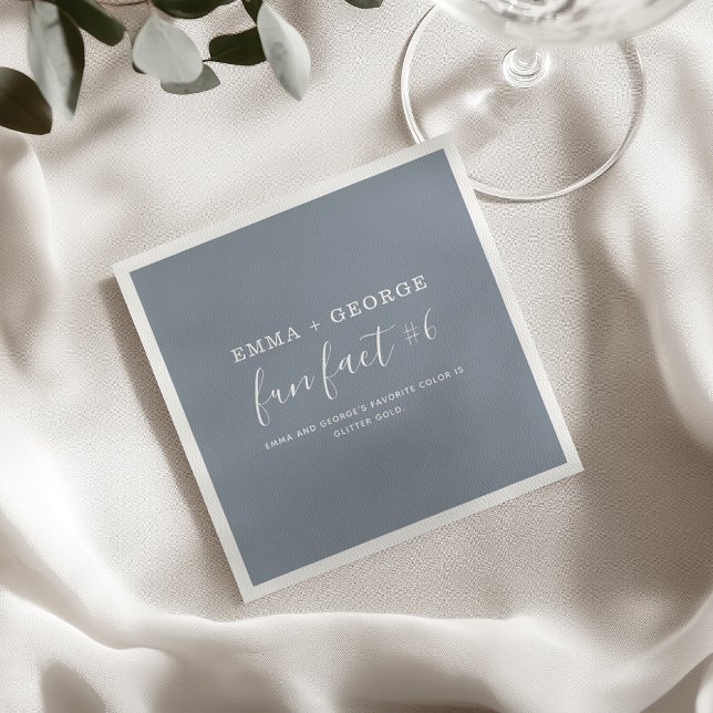 Guardanapos de Casamento Fatos Divertidos (Criador carregado)